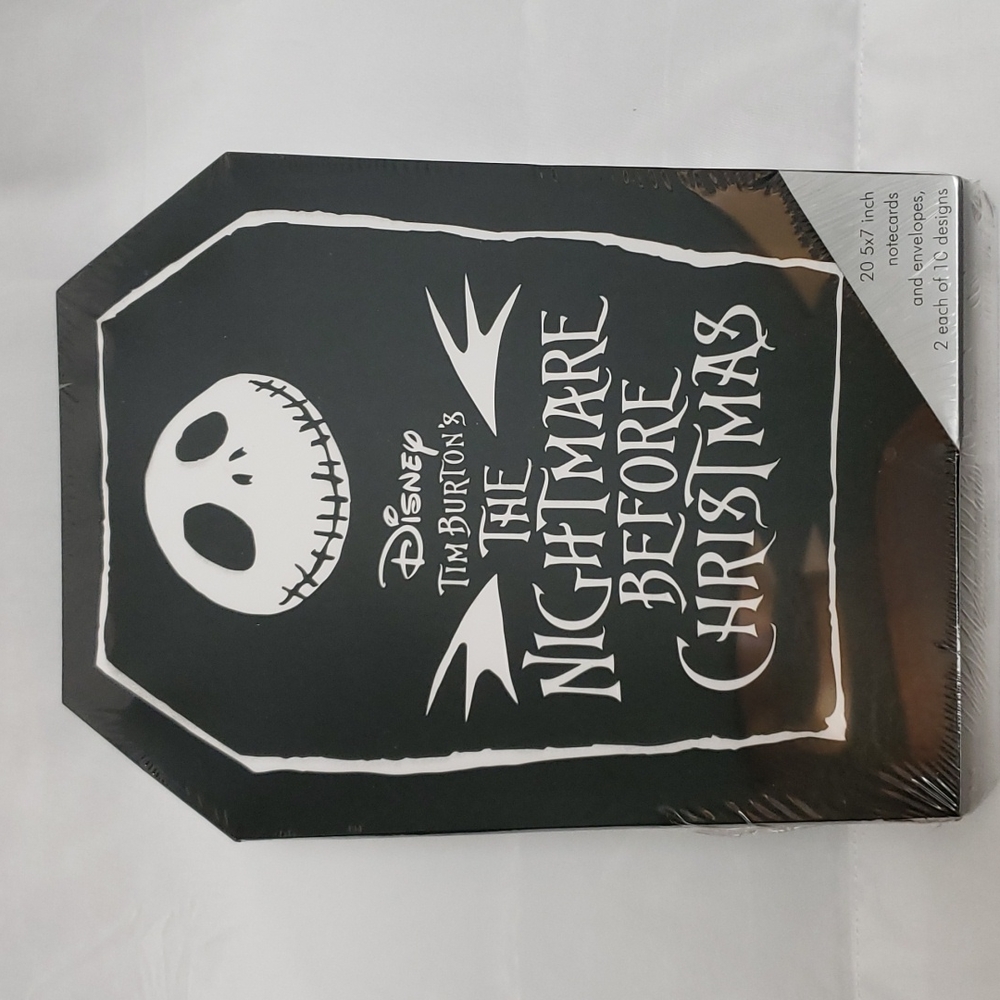 NBC Jack Skellington note cards
